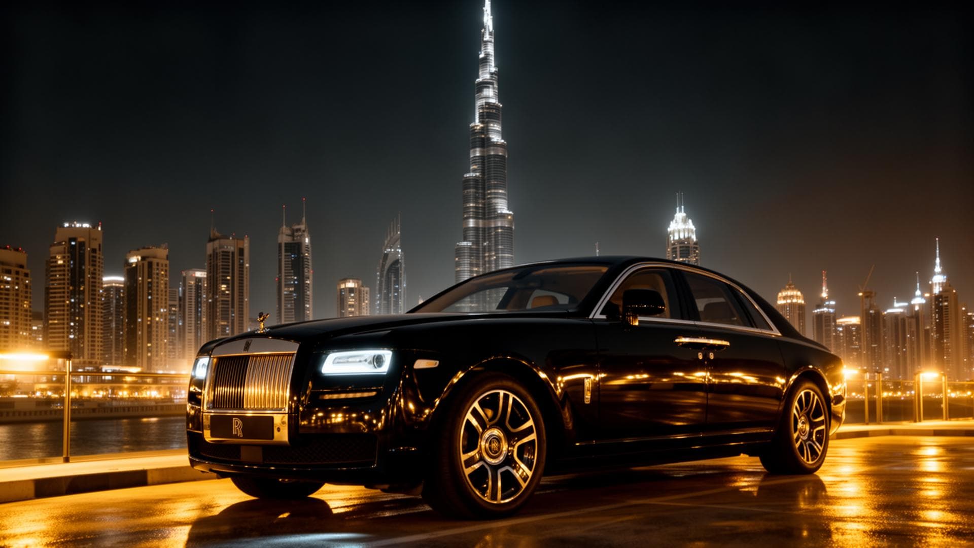 ASLM luxury chauffeur vehicle in Dubai